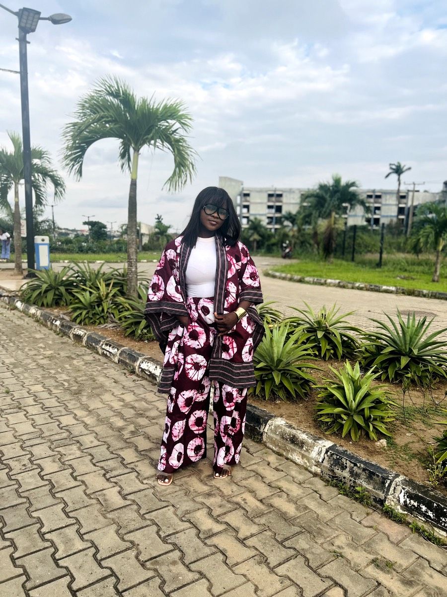 Ankara kimono &pant