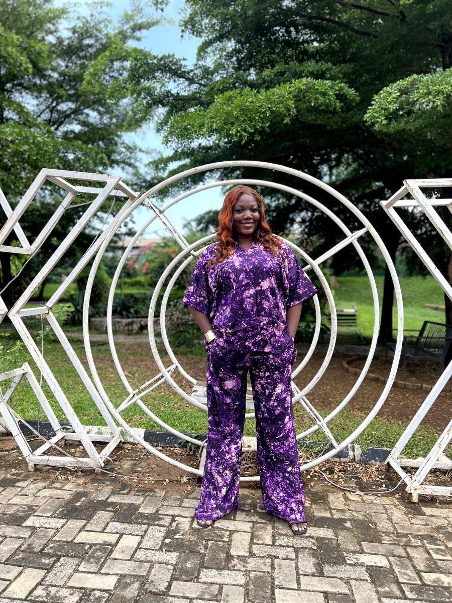 Adire crepe 2 piece set